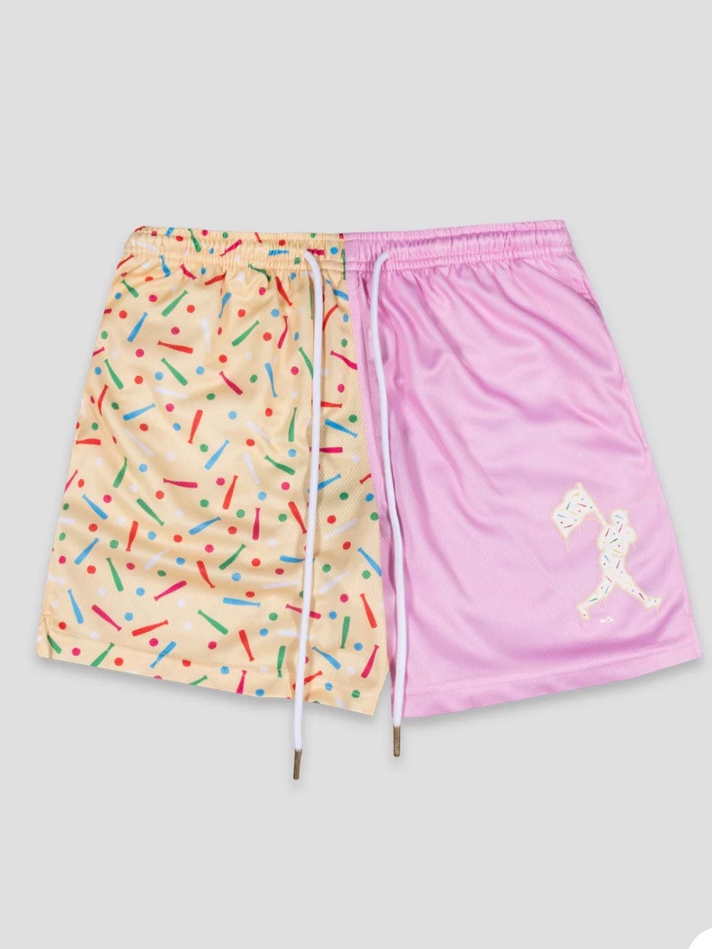 Baseballism Batter Up Bakery Confetti Cupcake Diamond Air Mesh Shorts Medium